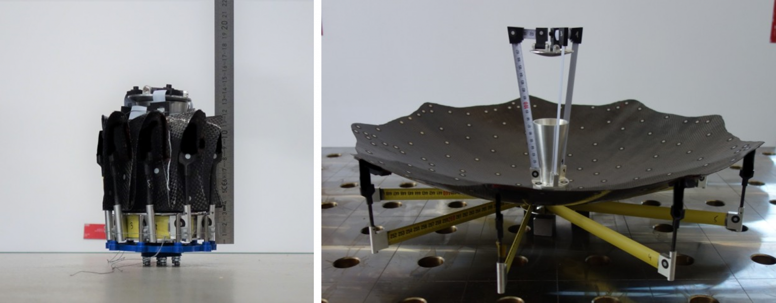 Successful RF Testing of Origami CubeSat Antenna Large Space